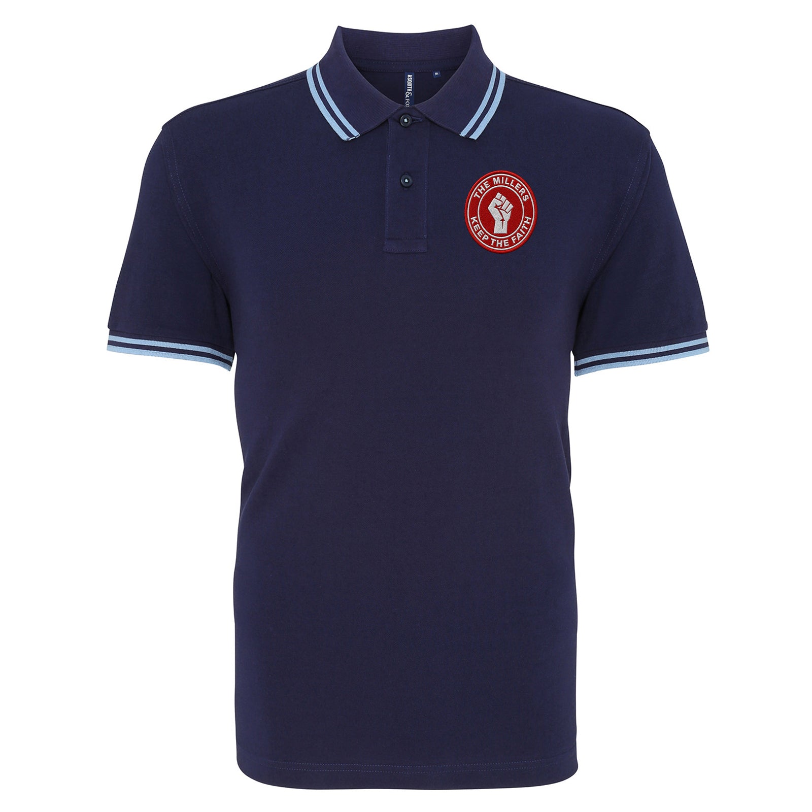 Rotherham United The Millers Football Fans Tipped Polo Shirt 