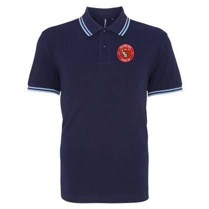 Old School Accrington Stanley Tipped Polo Shirt