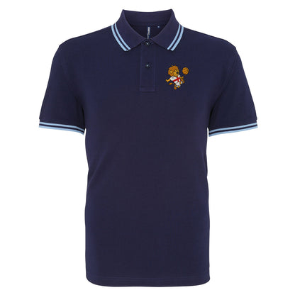 England World Cup Willie 1966 Tipped Polo Shirt