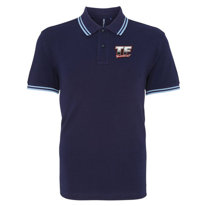 TF You Lookin’ at Tipped Polo Shirt 