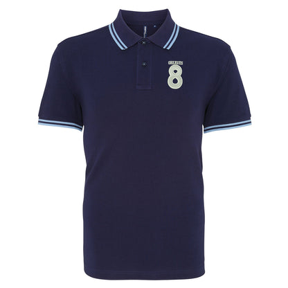 Greaves 8 Embroidered Tipped Polo Shirt