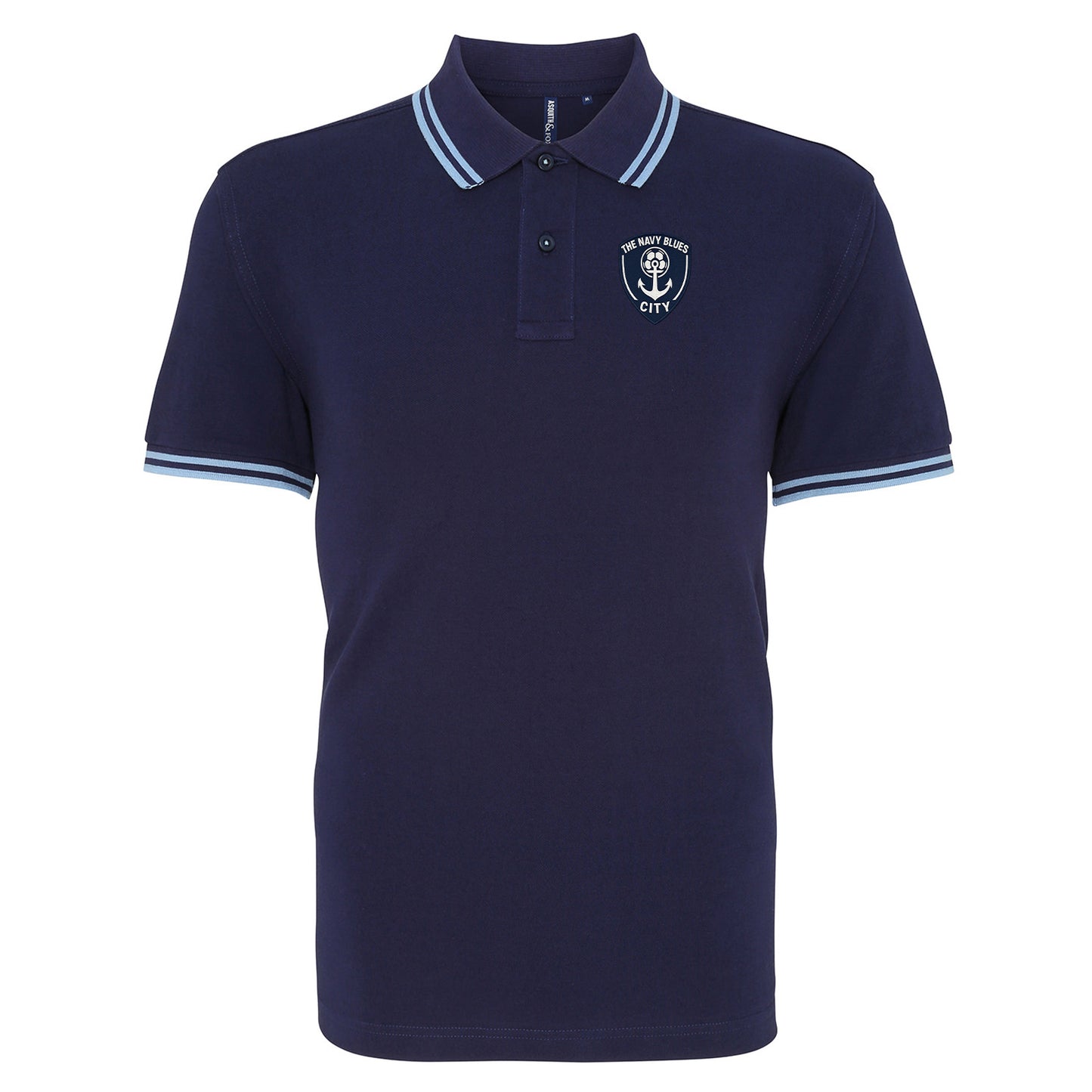 The Navy Blues Auckland City Tipped Polo Shirt
