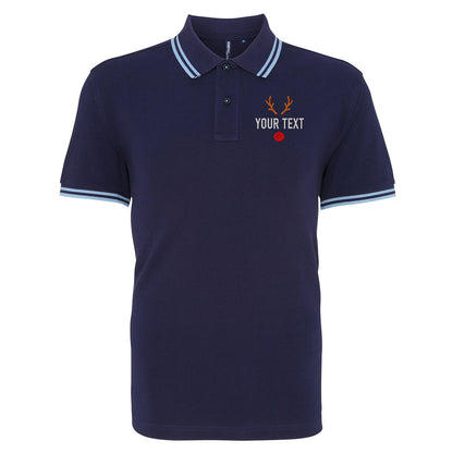 Reindeer Tipped Polo Shirt