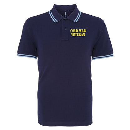 Cold War Veteran Tipped Polo Shirt