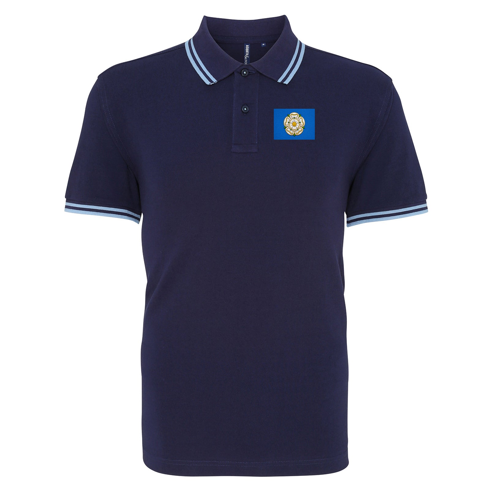 Flag of Yorkshire Tipped Polo Shirt