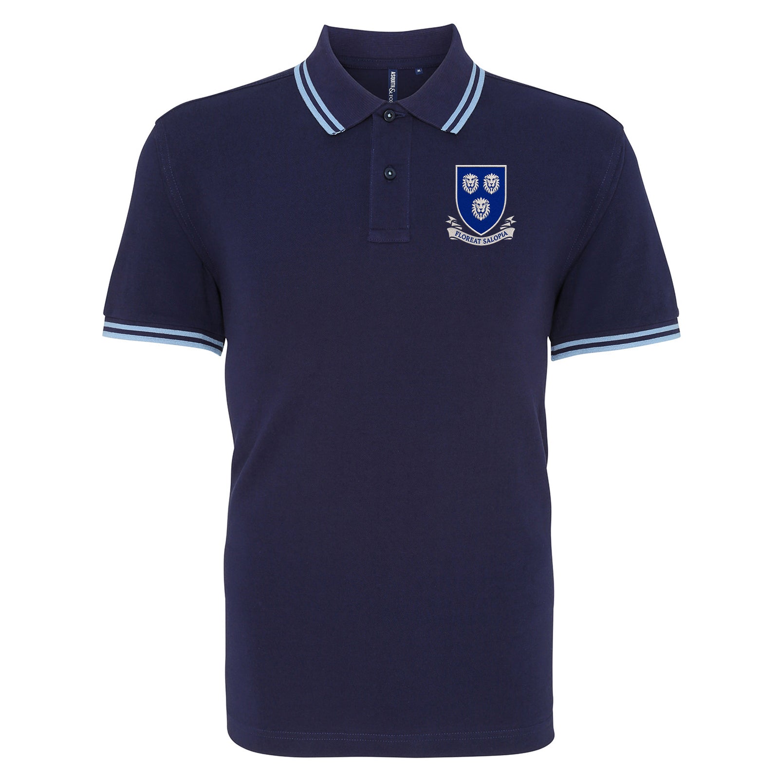 Classic Shrewsbury Town Football Tipped Polo Shirt