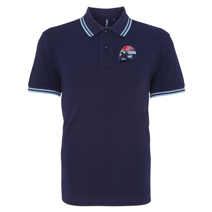 Nigel Mansell World Champion 1992 Tipped Polo Shirt 