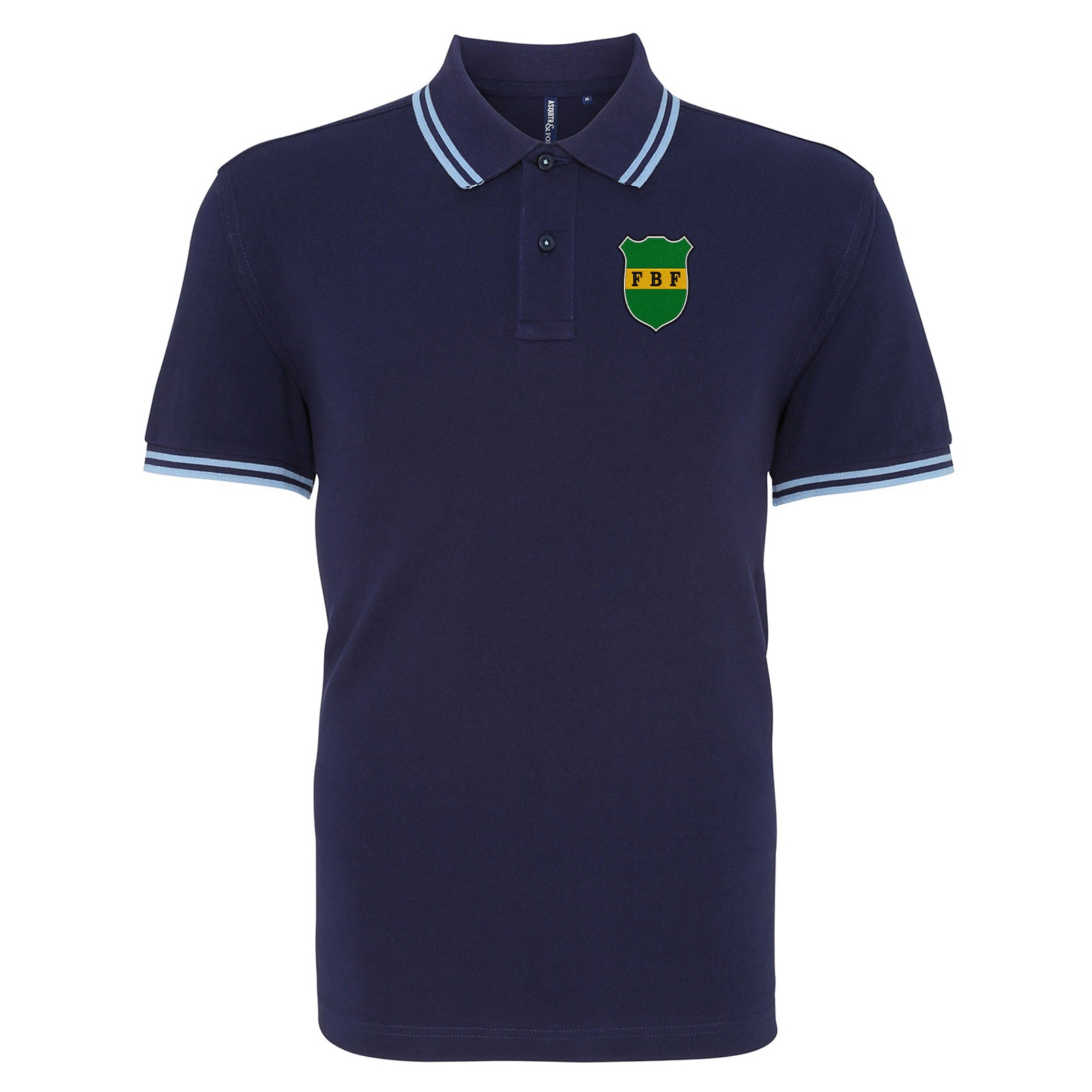 Classic Brazil Football Tipped Polo Shirt 