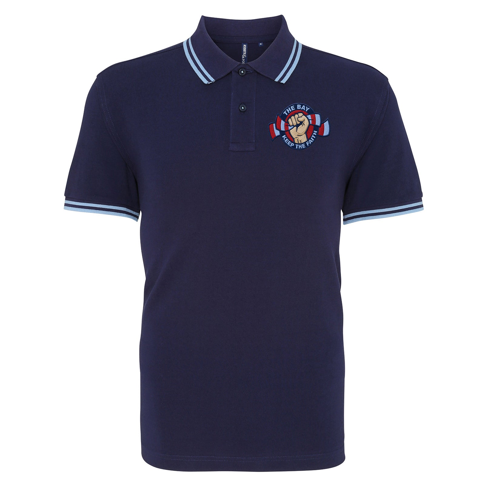 Colwyn Bay Football Tipped Polo Shirt
