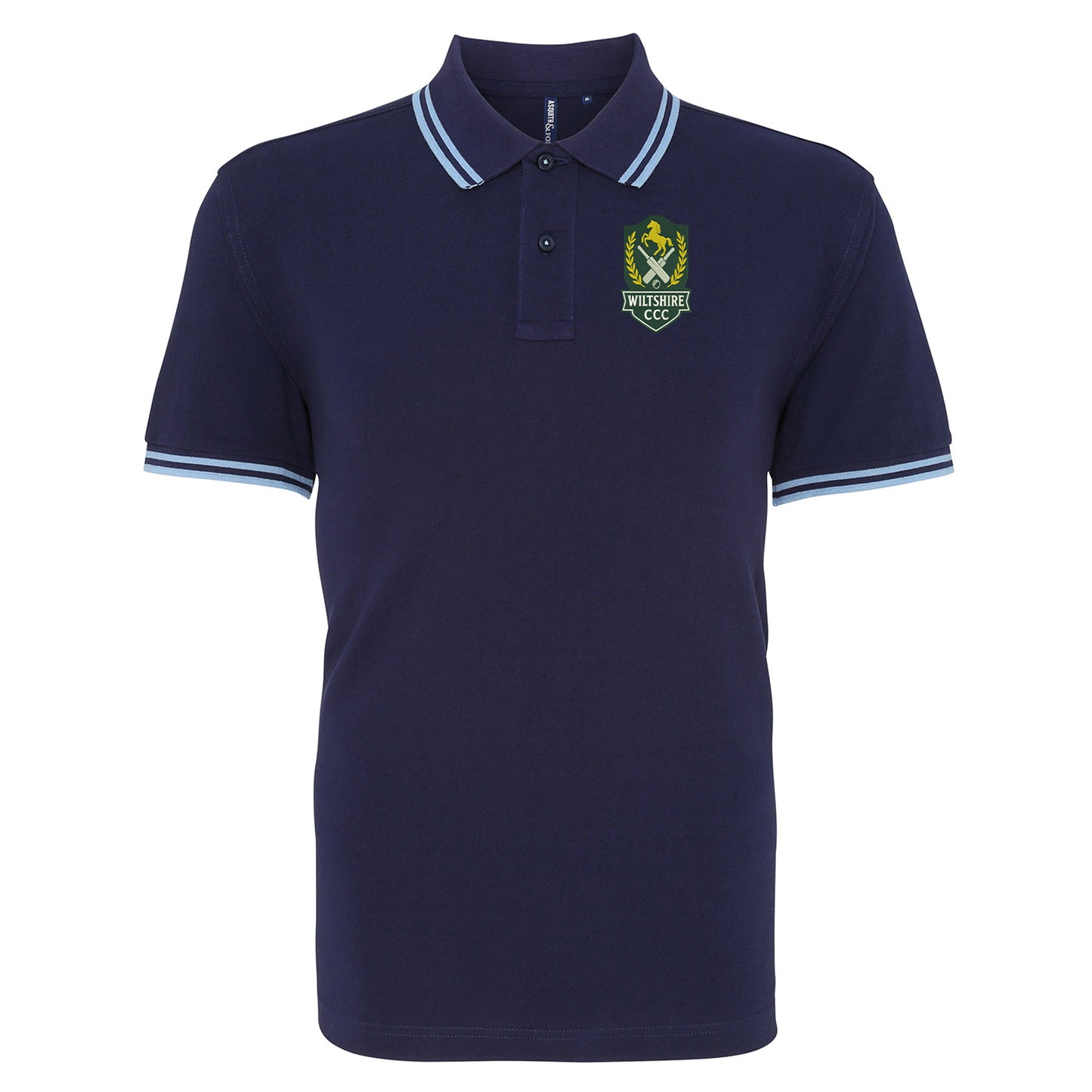 Wiltshire County Cricket Club Tipped Polo Shirt