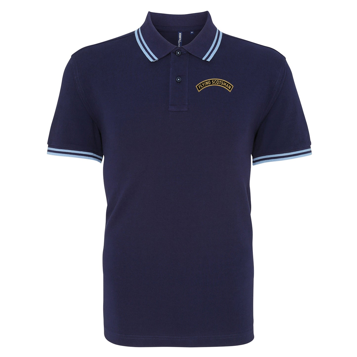 Flying Scotsman Tipped Polo Shirt