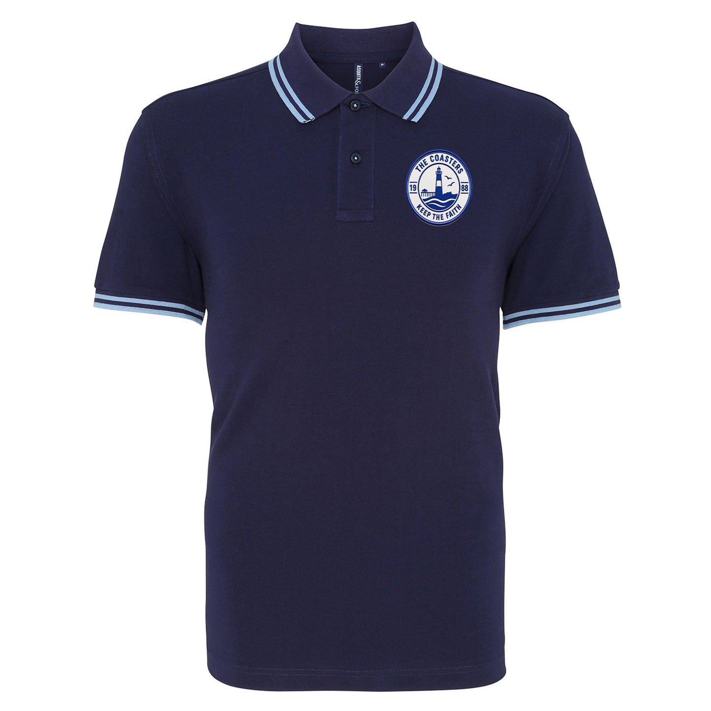 Flyde Football Tipped Polo Shirt
