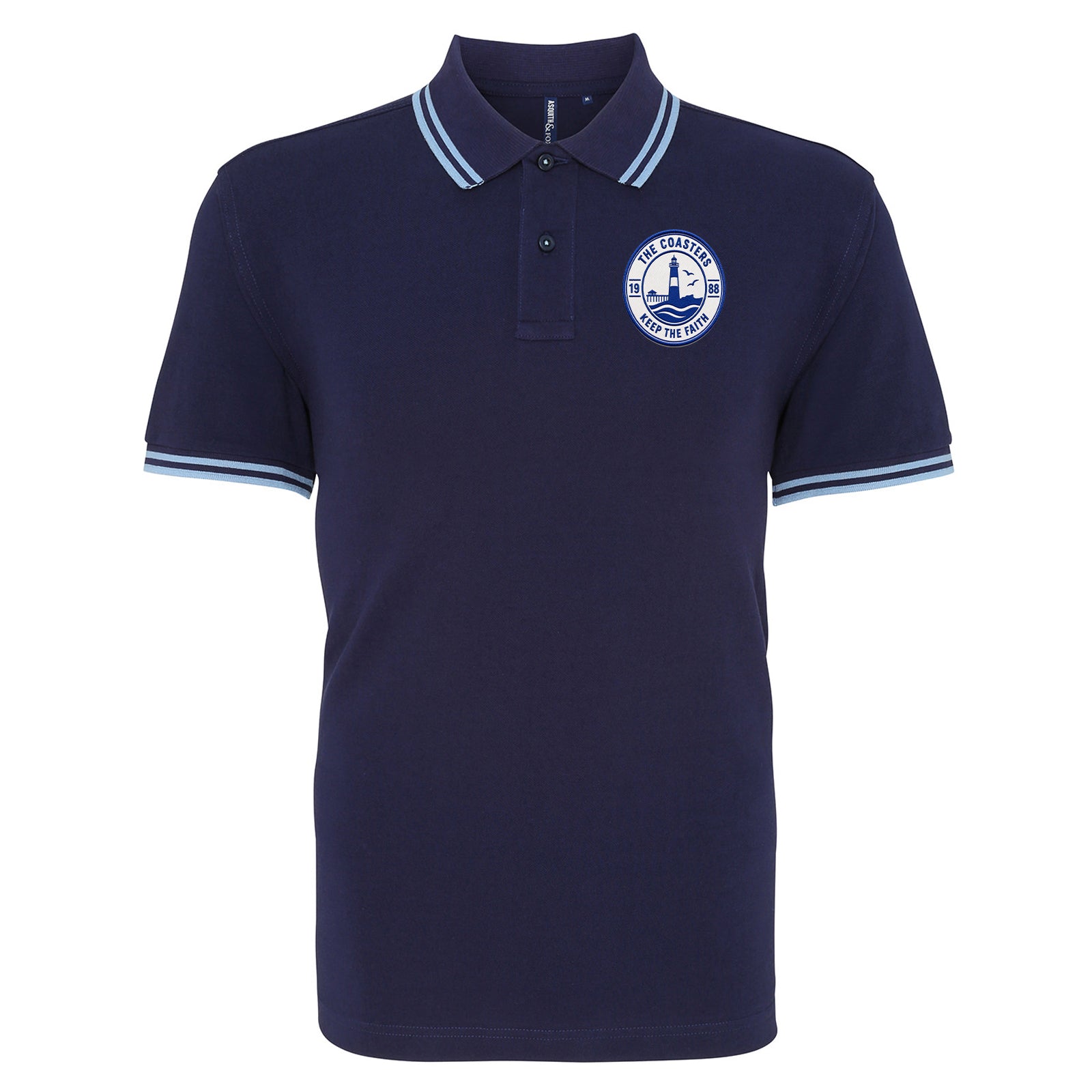 Flyde Football Tipped Polo Shirt