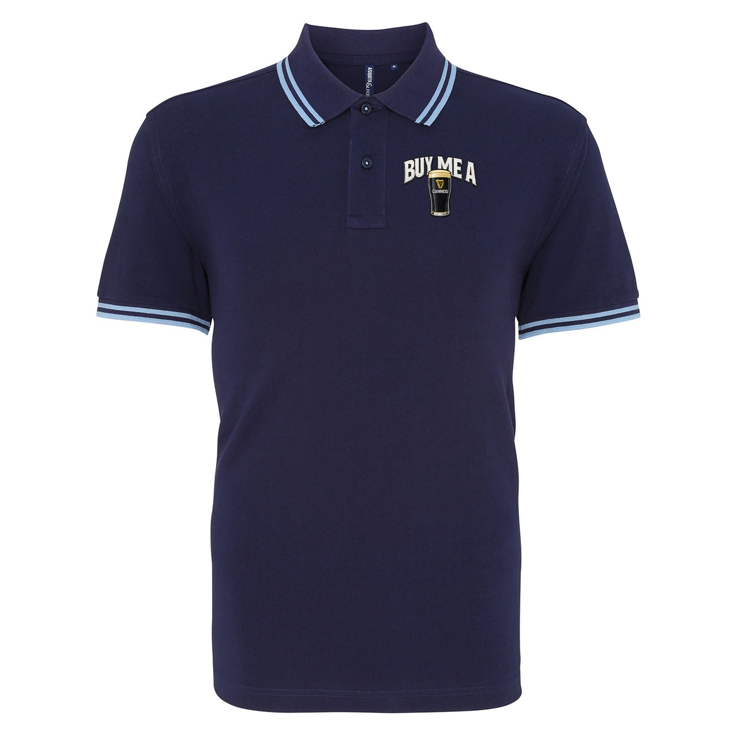 Buy Me a Guinness Tipped Polo Shirt