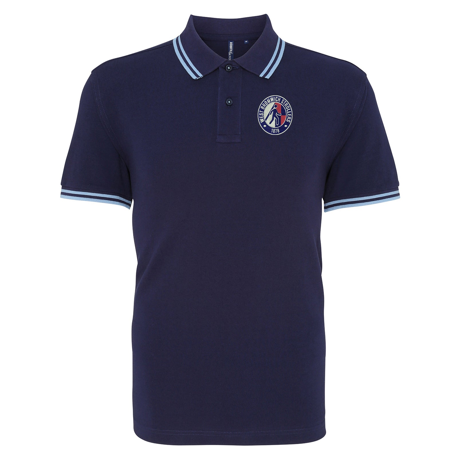 Vintage West Bromwich Albion Tipped Polo Shirt