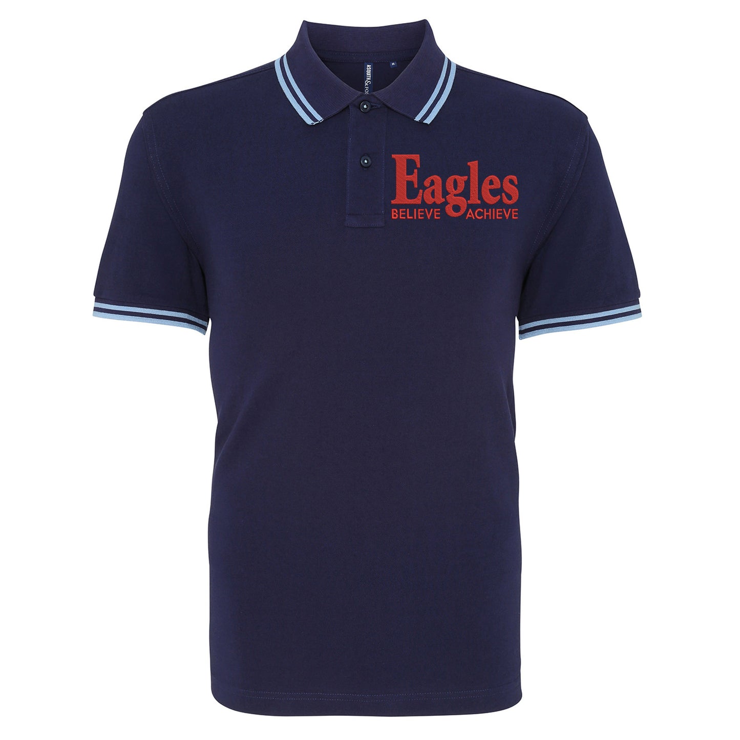 Crystal Palace Soccer Tipped Polo Shirt