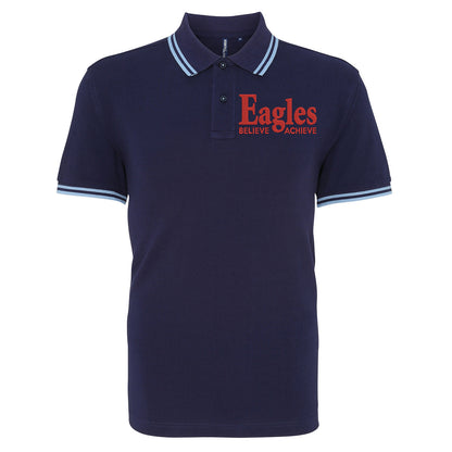 Crystal Palace Soccer Tipped Polo Shirt