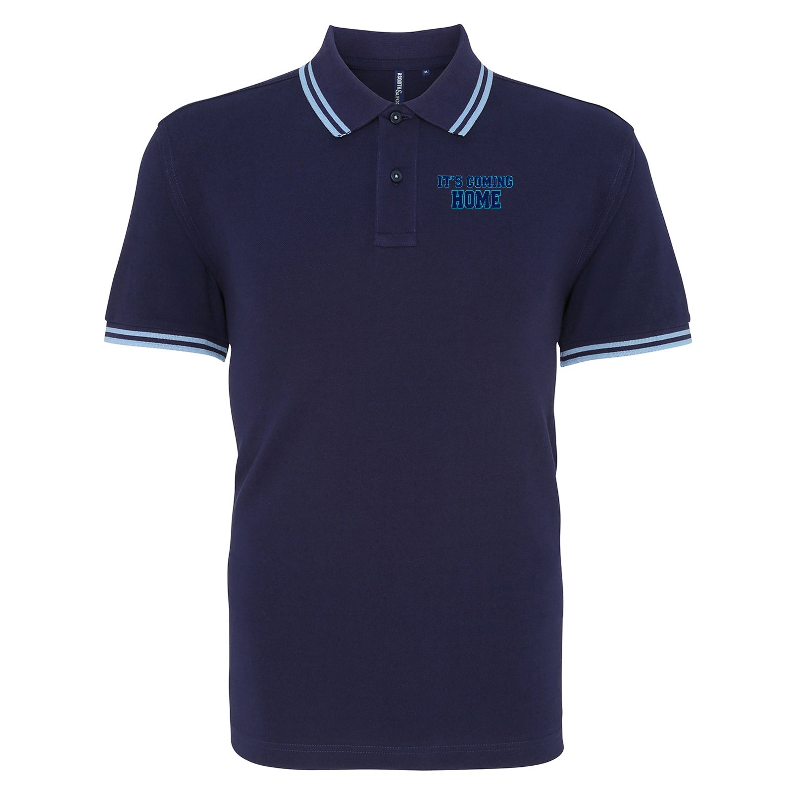 It's Coming Home England Football Tipped Polo Shirt