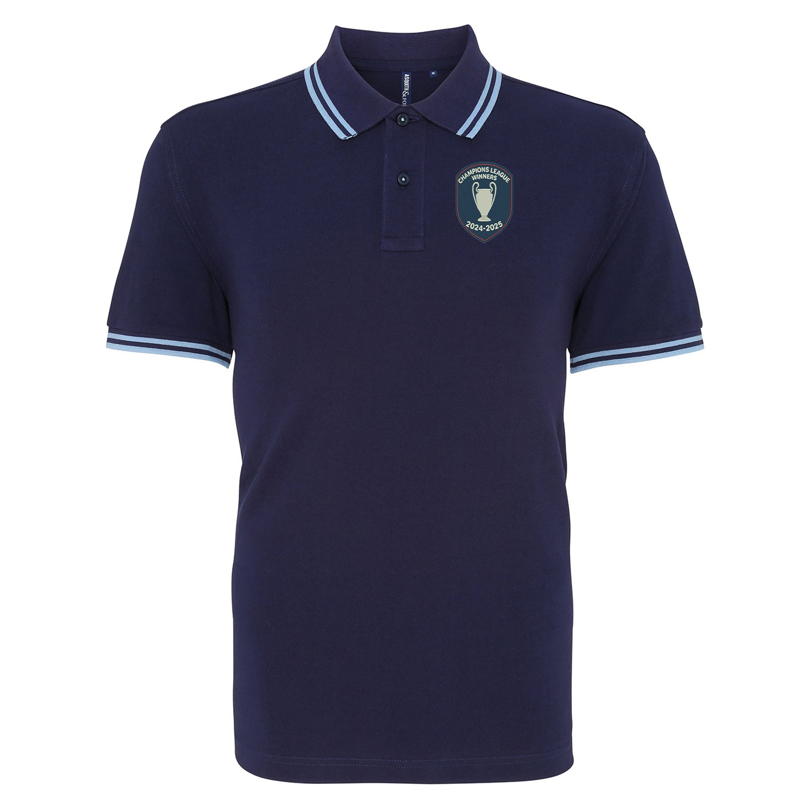 Champions League Winners Tipped Polo Shirt