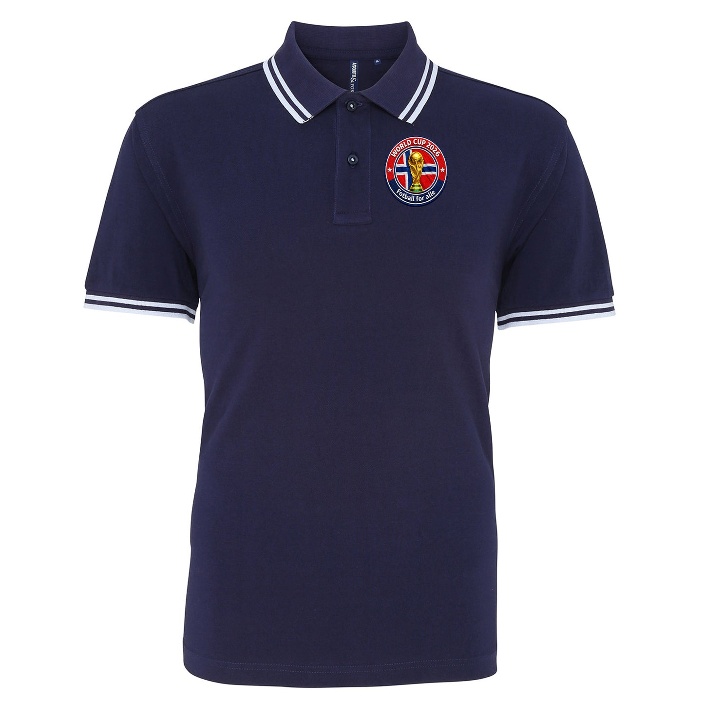 Norway World Cup 2026 Tipped Polo Shirt