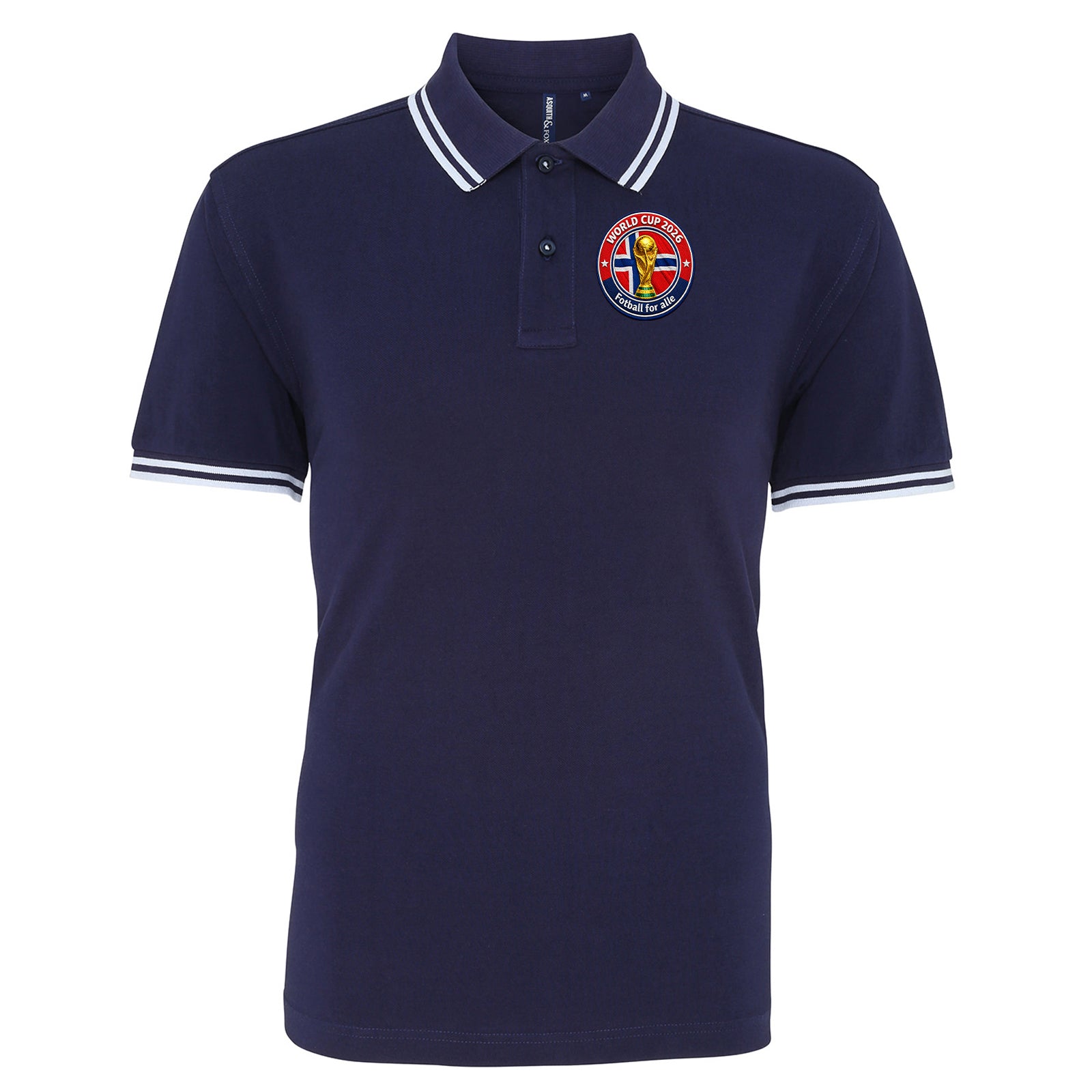 Norway World Cup 2026 Tipped Polo Shirt