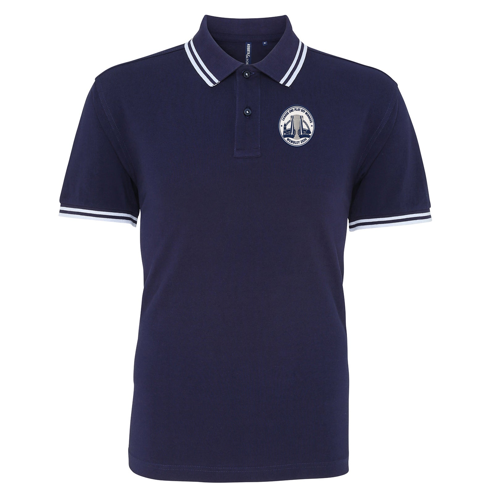 Bolton League One Play off Final Winners 2026 Tipped Polo Shirt