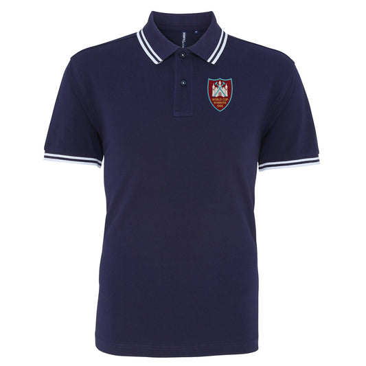 West Ham World Cup Winners 1966 Tipped Polo Shirt 