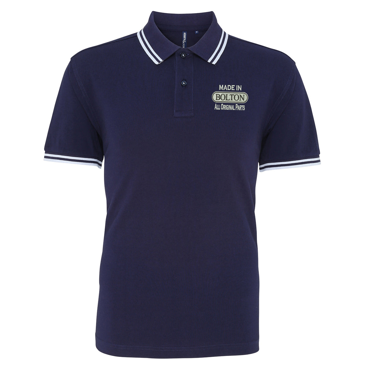Made in Bolton All Original Parts Polo Shirt