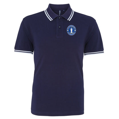 Vintage Leicester City Football Tipped Polo Shirt