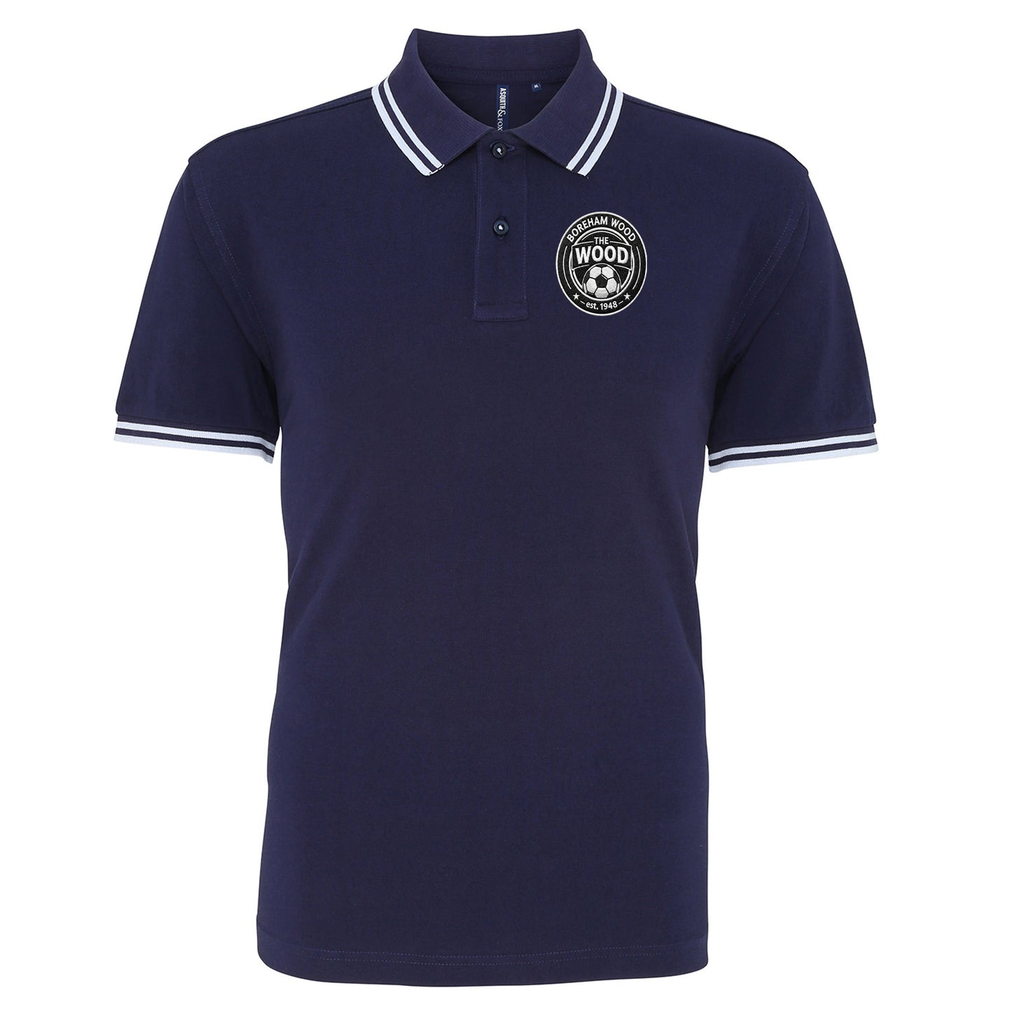 Boreham Wood Football Tipped Polo Shirt
