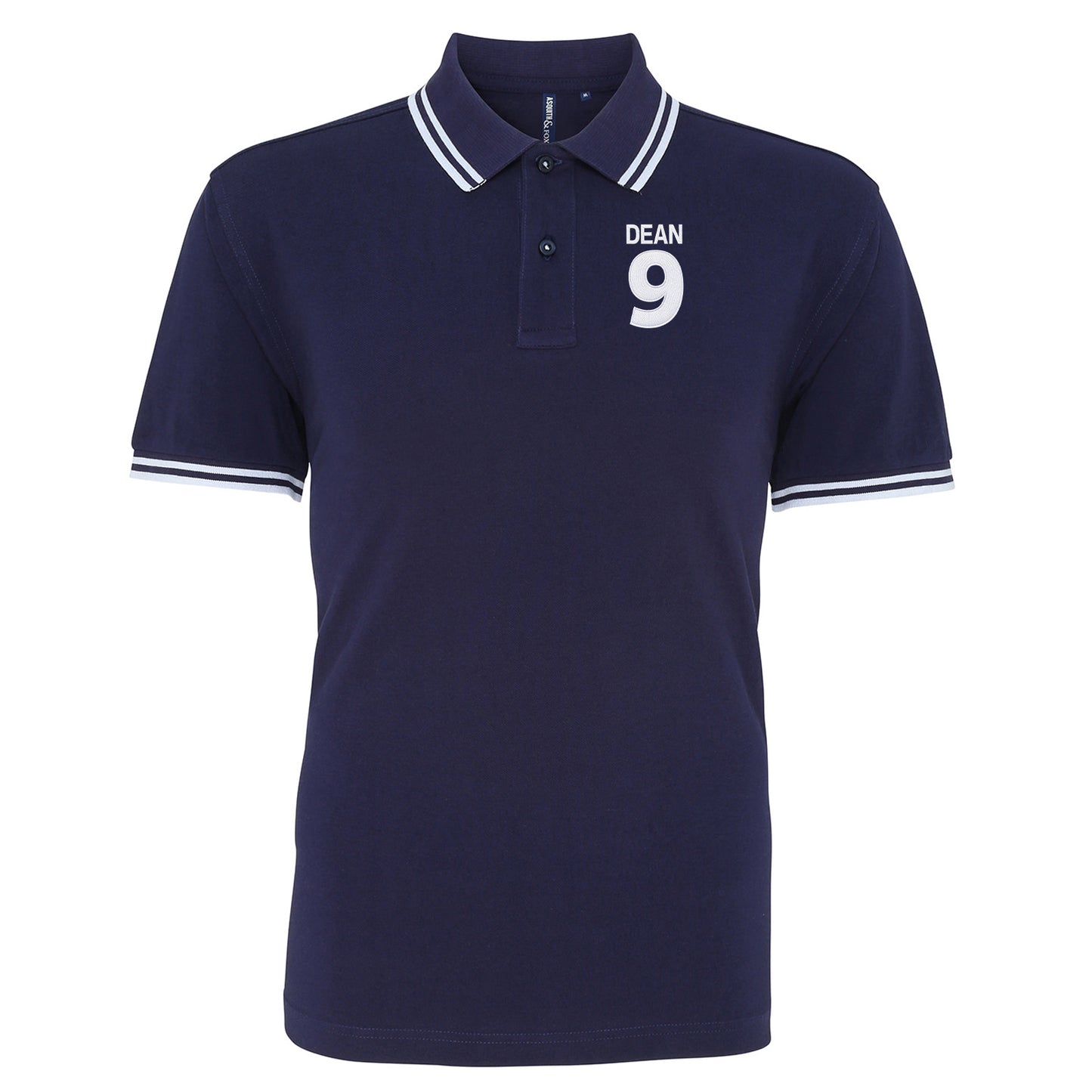 Dixie Dean Everton Football Tipped Polo Shirt