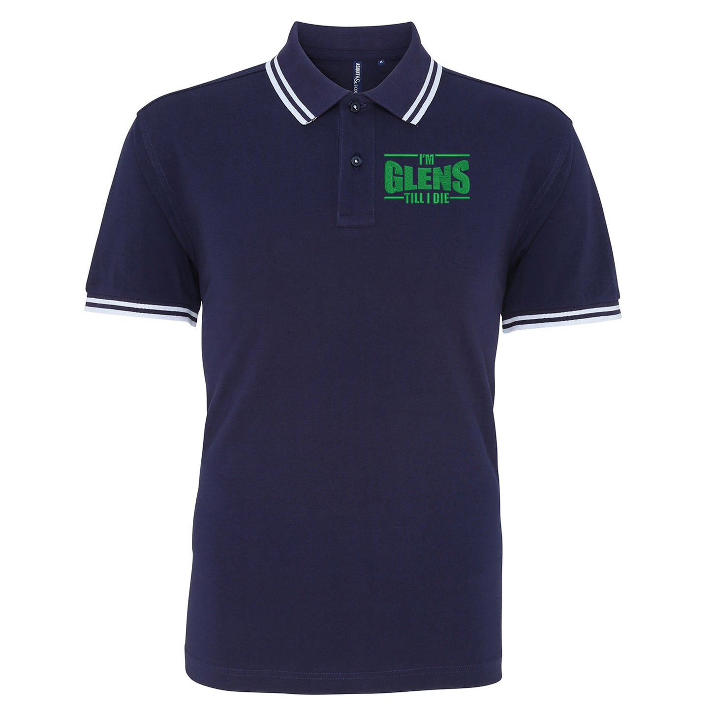 Glentoran FC Football Tipped Polo Shirt 