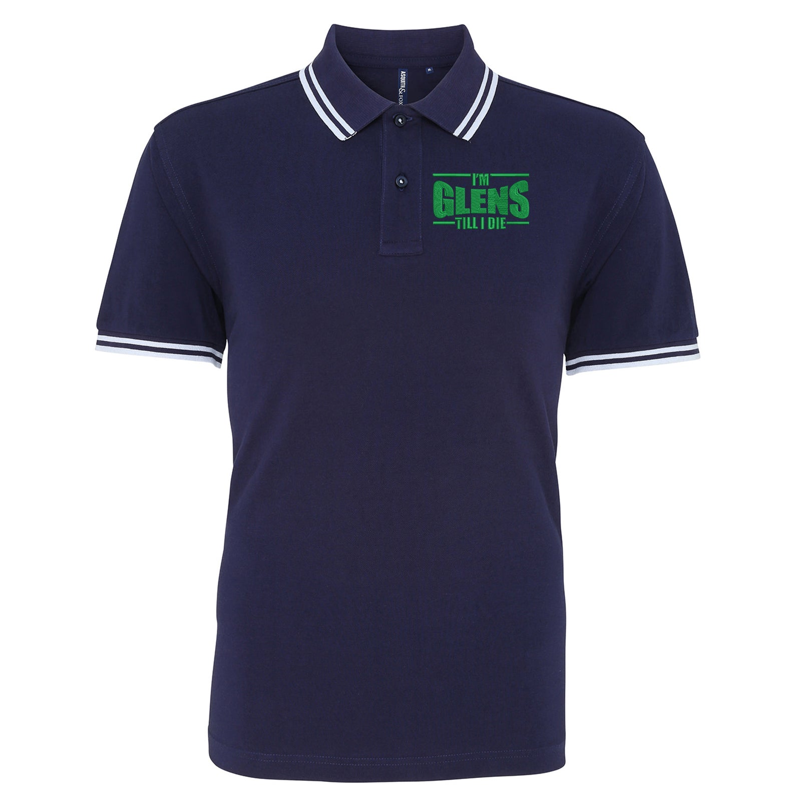 Glentoran FC Football Tipped Polo Shirt 