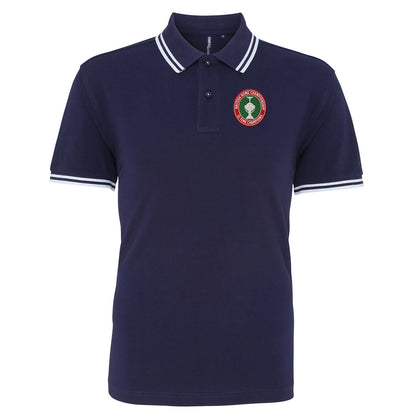 Vintage Wales Football Tipped Polo Shirt
