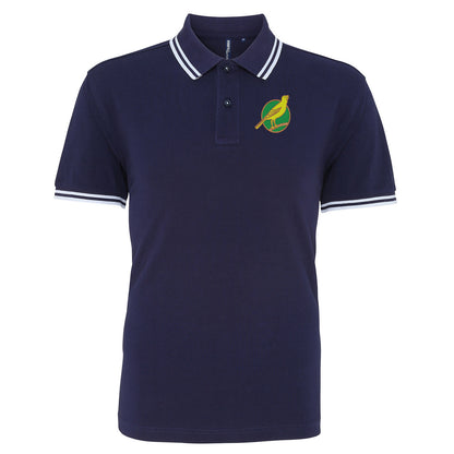 Norwich City FC Football Tipped Polo Shirt