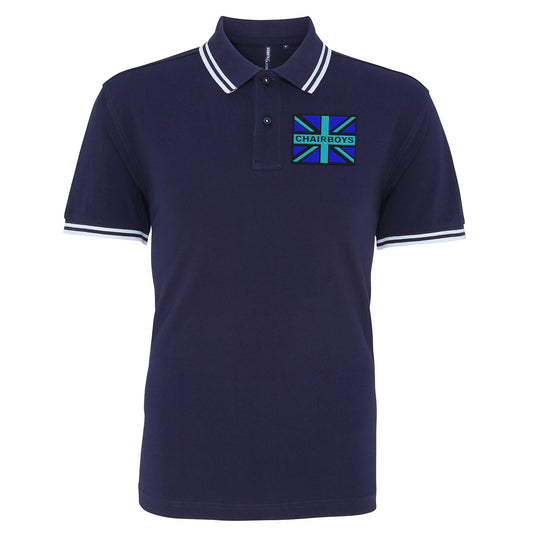 Chairboys Coloured Union Jack Polo Shirt