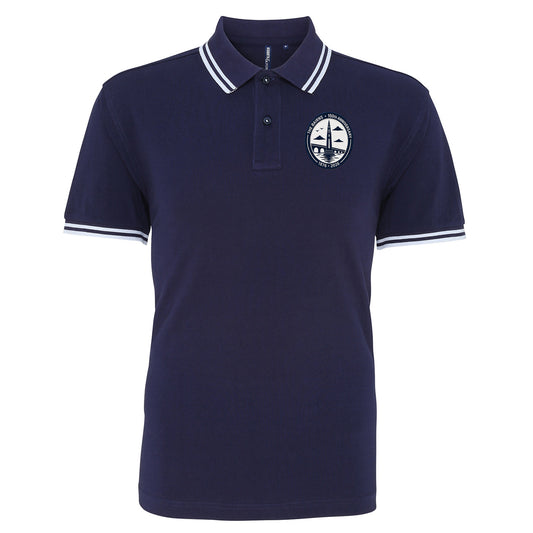 Falkirk 150th Anniversary Tipped Polo Shirt