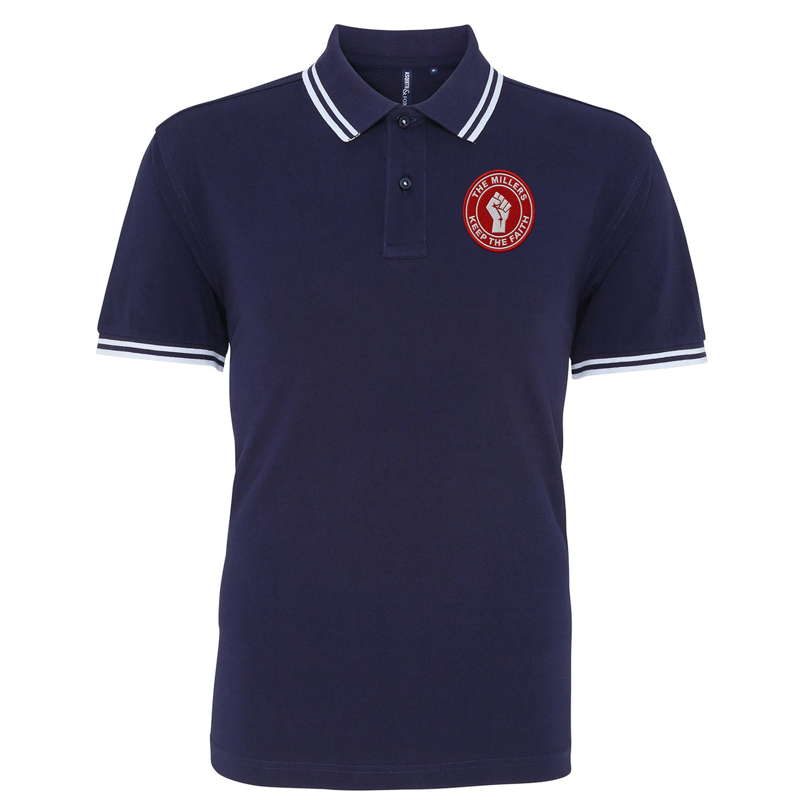 Rotherham United The Millers Football Fans Tipped Polo Shirt 