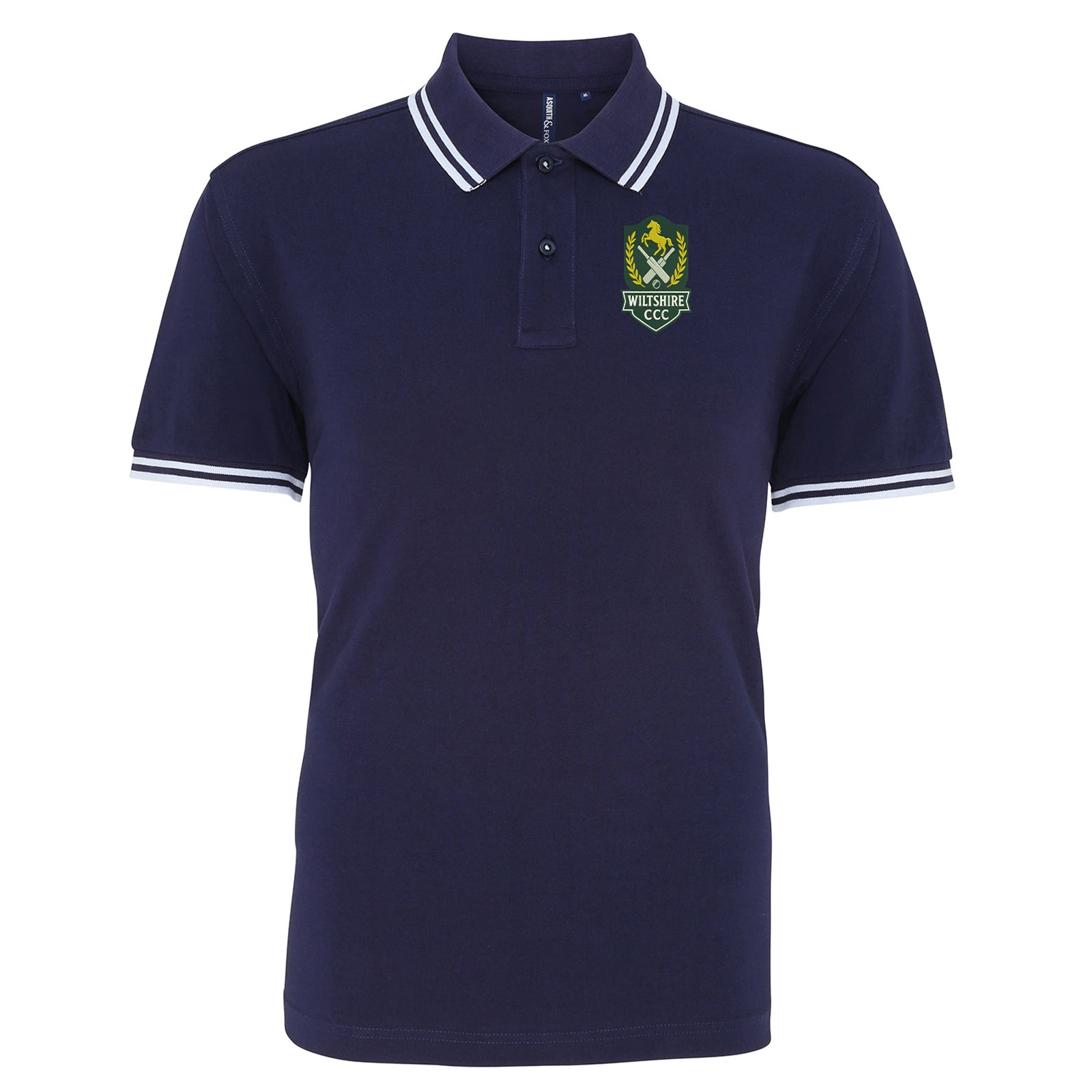 Wiltshire County Cricket Club Tipped Polo Shirt