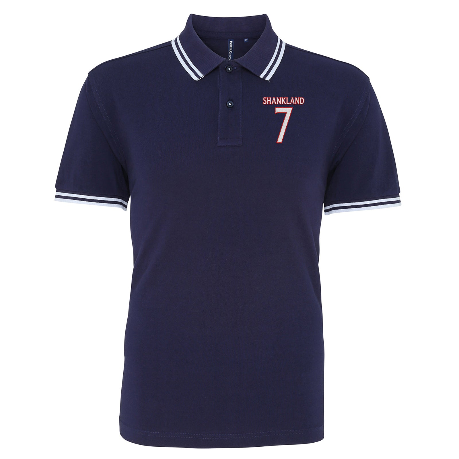 Lawrence Shankland Rangers Football Tipped Polo Shirt