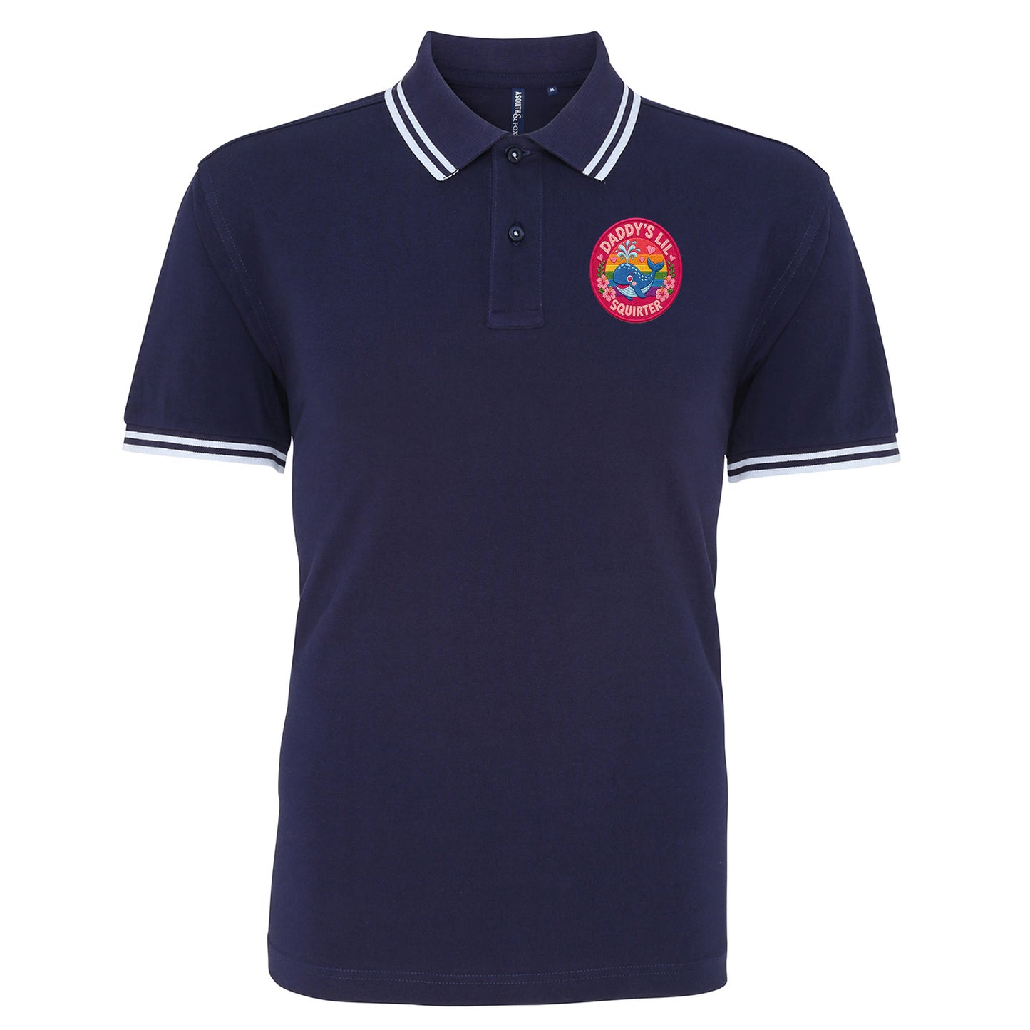 Daddy’s Lil Squirter Tipped Polo Shirt