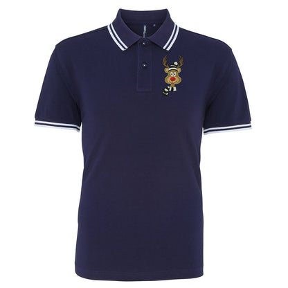 Newcastle United Rudolph Football Tipped Polo Shirt