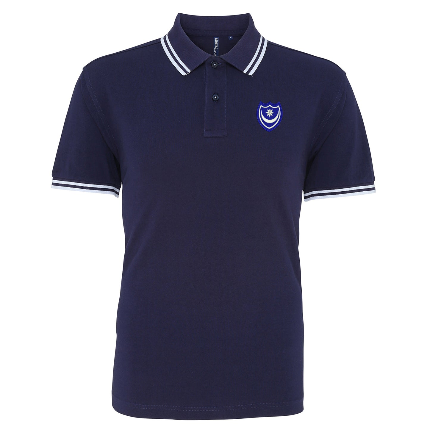 Portsmouth 1967 Embroidered Tipped Polo Shirt