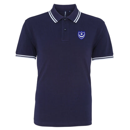 Portsmouth 1967 Embroidered Tipped Polo Shirt