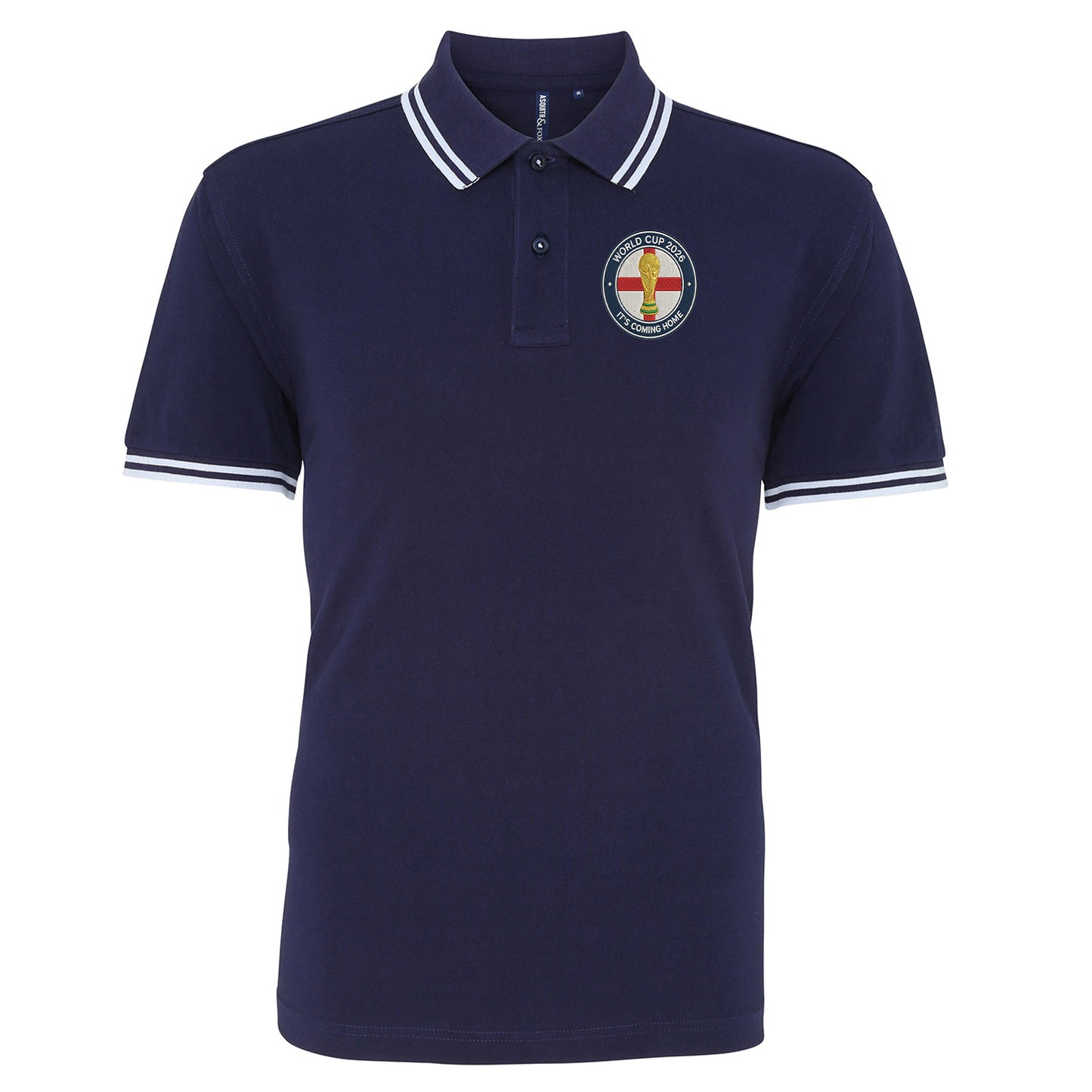 England World Cup 2026 Tipped Polo Shirt