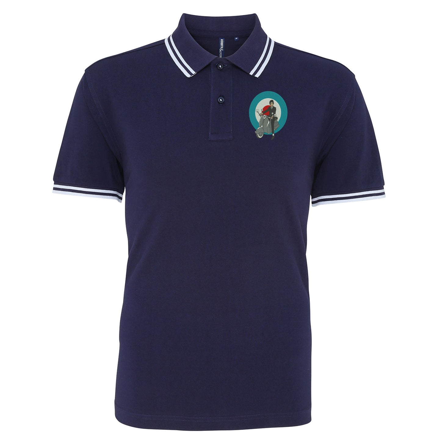 Retro MOD Scooter Polo Shirt