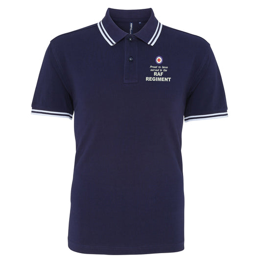 Proud to Have Served in The RAF Regiment Polo Shirt