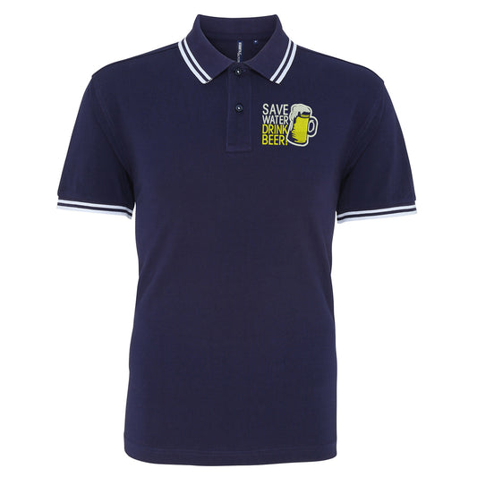 Save Water Drink Beer Polo Shirt