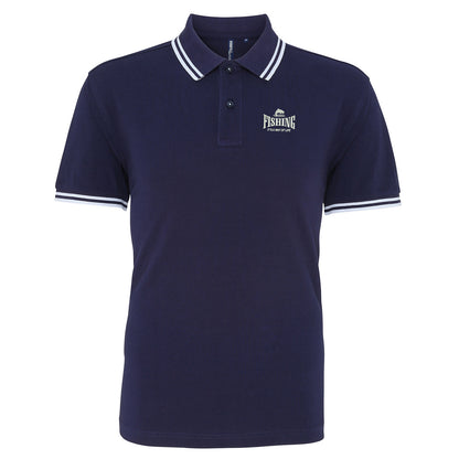 Fishing It's a Way of Life Tipped Polo Shirt