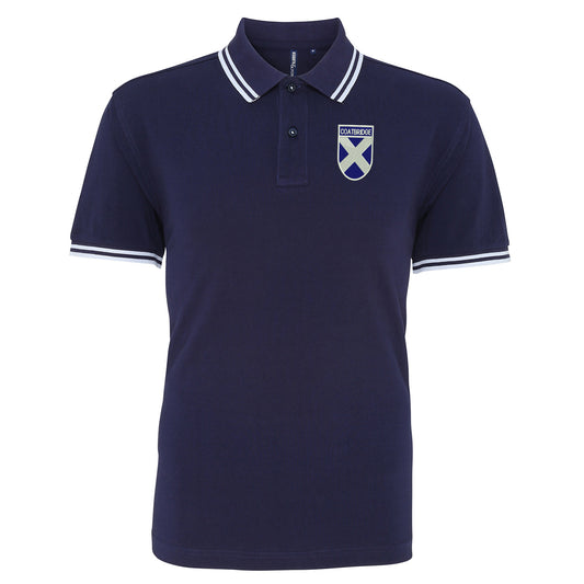 Coatbridge Flag of Scotland Shield Polo Shirt